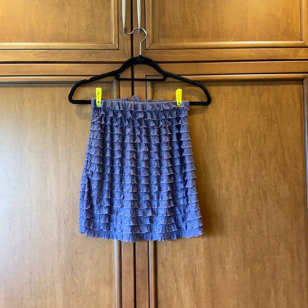 Xhilaration purple ruffle skirt